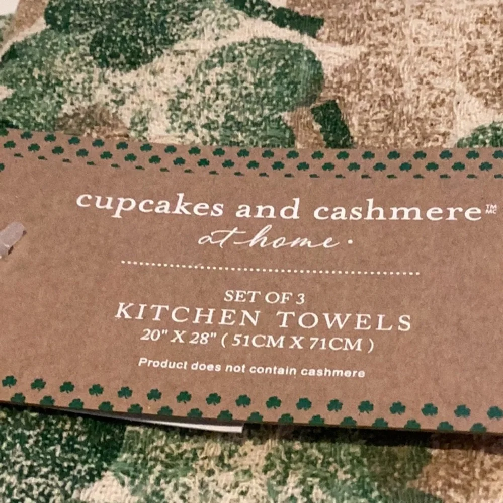 cupcakes and cashmere St. Patrick’s Day Kitchen Towels - set of 3